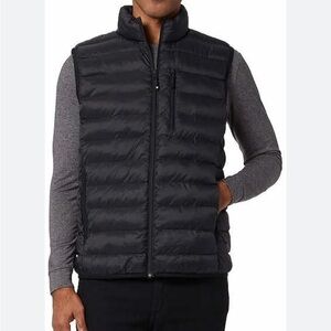 32 Degrees Men's Lightweight Recycled Poly-Fill Packable Vest Black XL